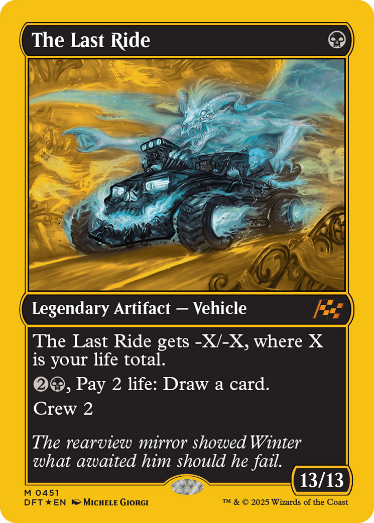 The Last Ride (First-Place Foil) [Aetherdrift] - Magic: The Gathering - Card Brawlers | Quebec | Canada |