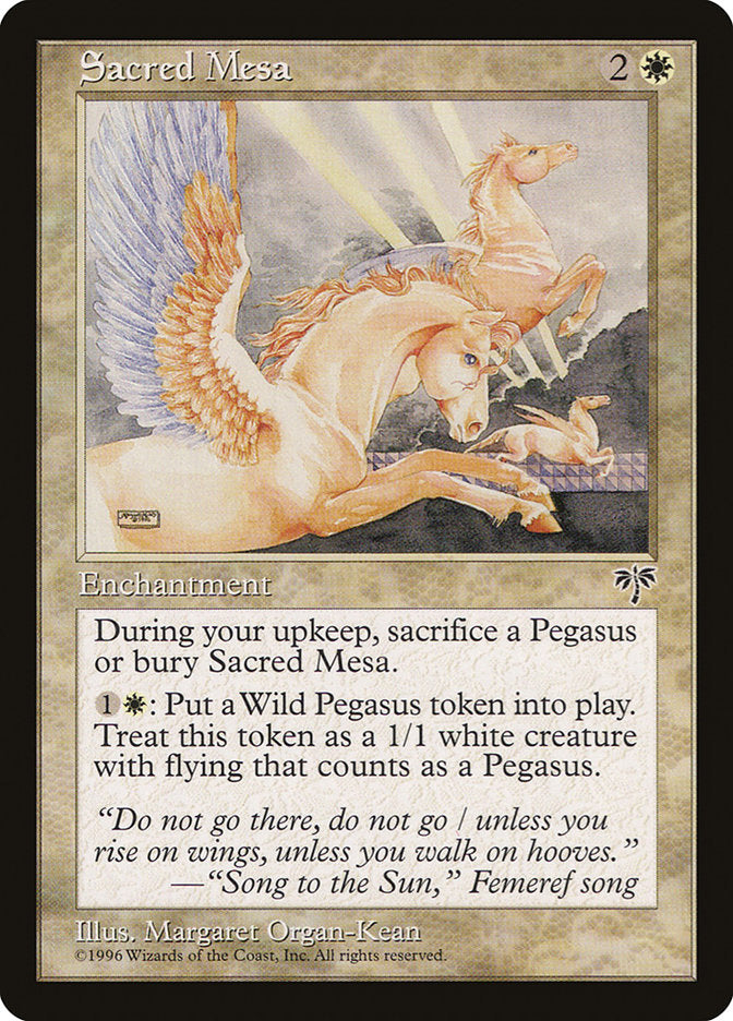 Sacred Mesa [Mirage] - Magic: The Gathering - Card Brawlers | Quebec | Canada |
