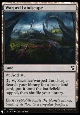 Warped Landscape [The List] - Magic: The Gathering - Card Brawlers | Quebec | Canada |