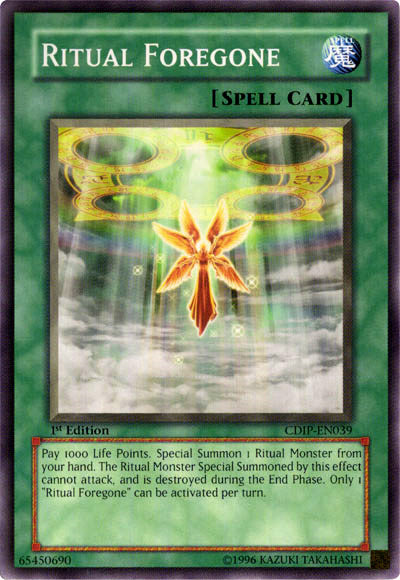 Ritual Foregone [CDIP-EN039] Common - Yu-Gi-Oh! - Card Brawlers | Quebec | Canada |