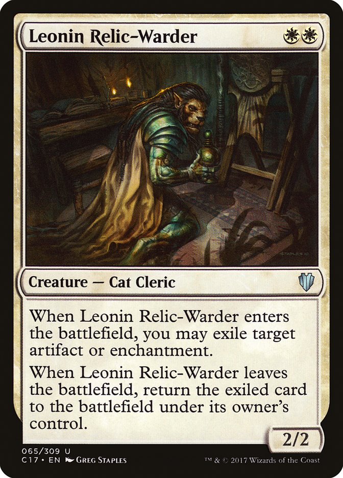 Leonin Relic-Warder [Commander 2017] - Magic: The Gathering - Card Brawlers | Quebec | Canada |