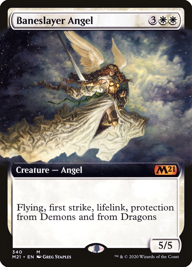 Baneslayer Angel (Extended Art) [Core Set 2021] - Magic: The Gathering - Card Brawlers | Quebec | Canada |