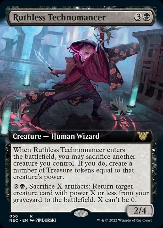Ruthless Technomancer (Extended Art) [Kamigawa: Neon Dynasty Commander] - Magic: The Gathering - Card Brawlers | Quebec | Canada |