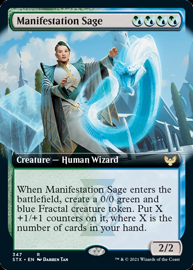 Manifestation Sage (Extended Art) [Strixhaven: School of Mages] - Magic: The Gathering - Card Brawlers | Quebec | Canada |