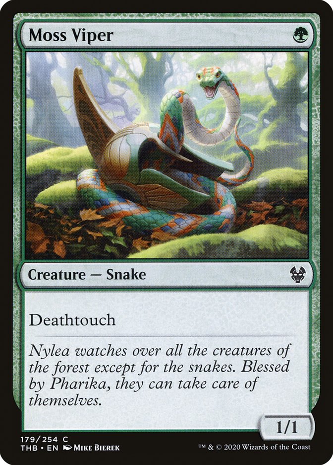 Moss Viper [Theros Beyond Death] - Magic: The Gathering - Card Brawlers | Quebec | Canada |