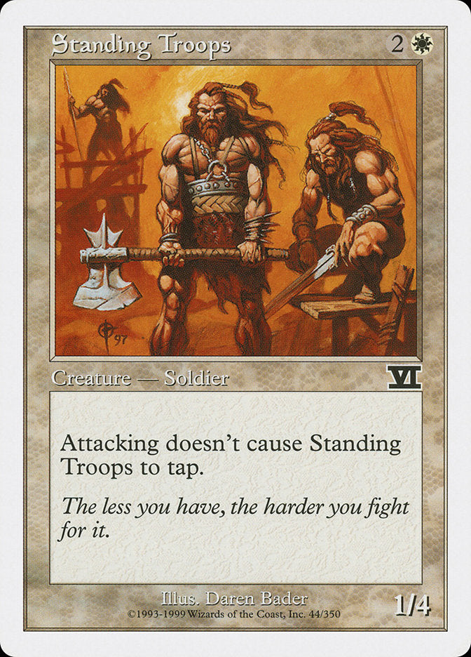 Standing Troops [Classic Sixth Edition] - Magic: The Gathering - Card Brawlers | Quebec | Canada |
