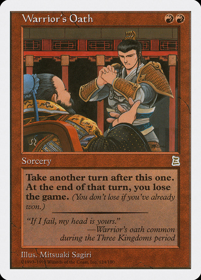 Warrior's Oath [Portal Three Kingdoms] - Magic: The Gathering - Card Brawlers | Quebec | Canada |
