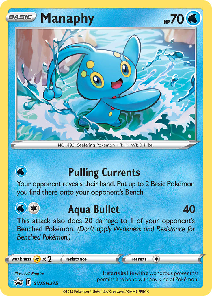 Manaphy (SWSH275) [Sword & Shield: Black Star Promos] - Pokémon - Card Brawlers | Quebec | Canada |