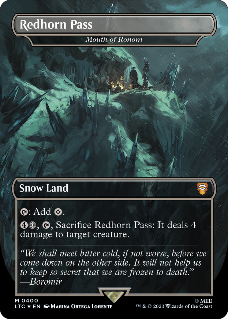Redhorn Pass - Mouth of Ronom (Surge Foil Realms and Relics) [The Lord of the Rings: Tales of Middle-Earth Commander] - Magic: The Gathering - Card Brawlers | Quebec | Canada |