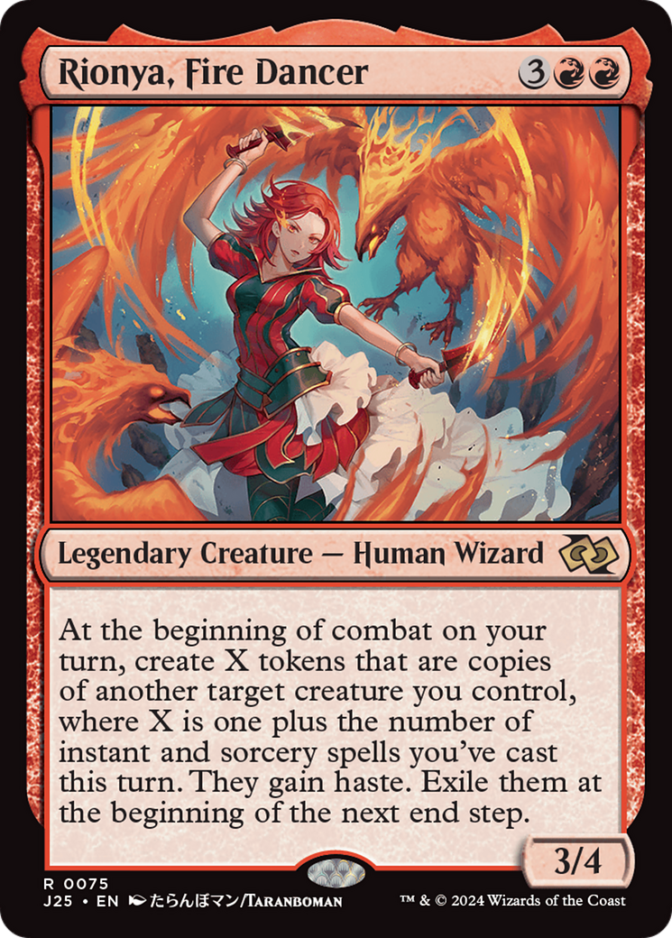 Rionya, Fire Dancer (Anime) [Foundations Jumpstart] - Magic: The Gathering - Card Brawlers | Quebec | Canada |