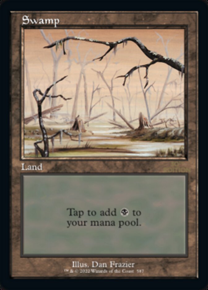 Swamp (Retro) (587) [30th Anniversary Edition] - Magic: The Gathering - Card Brawlers | Quebec | Canada |