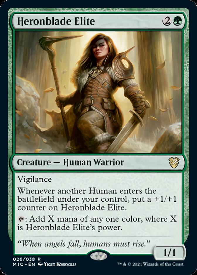 Heronblade Elite [Innistrad: Midnight Hunt Commander] - Magic: The Gathering - Card Brawlers | Quebec | Canada |