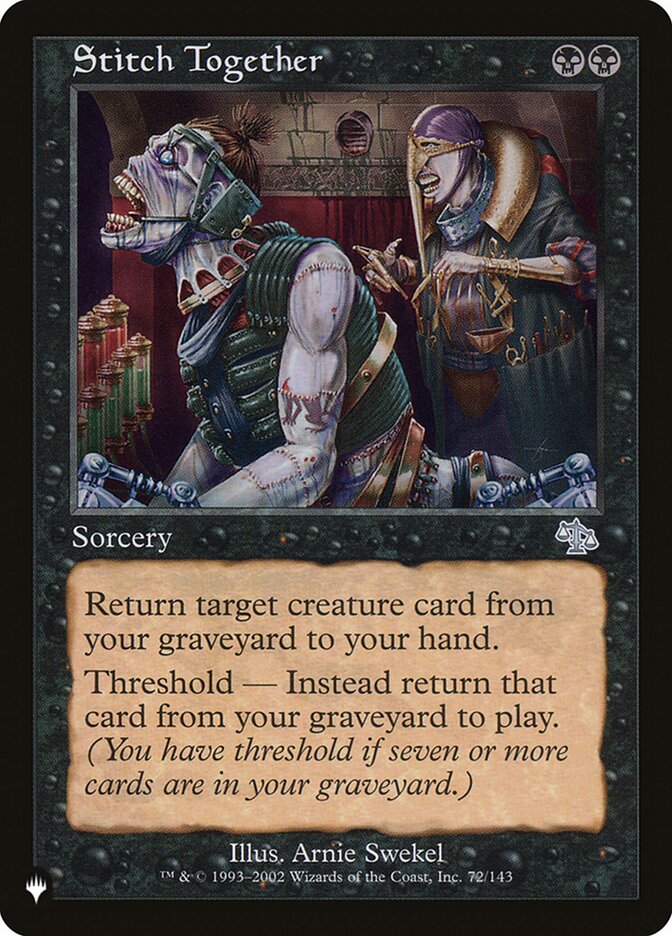 Stitch Together [The List] - Magic: The Gathering - Card Brawlers | Quebec | Canada |