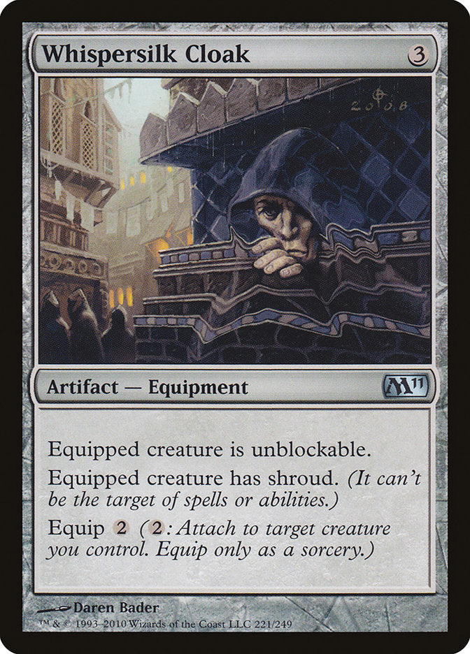Whispersilk Cloak [Magic 2011] - Magic: The Gathering - Card Brawlers | Quebec | Canada |