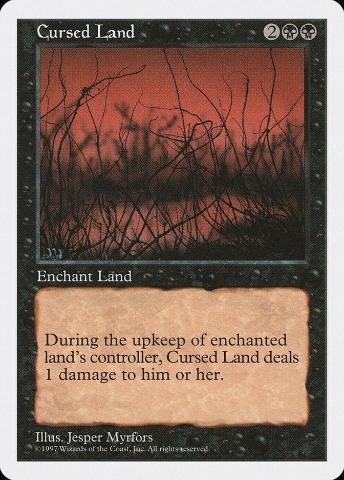 Cursed Land [Fifth Edition] - Magic: The Gathering - Card Brawlers | Quebec | Canada |