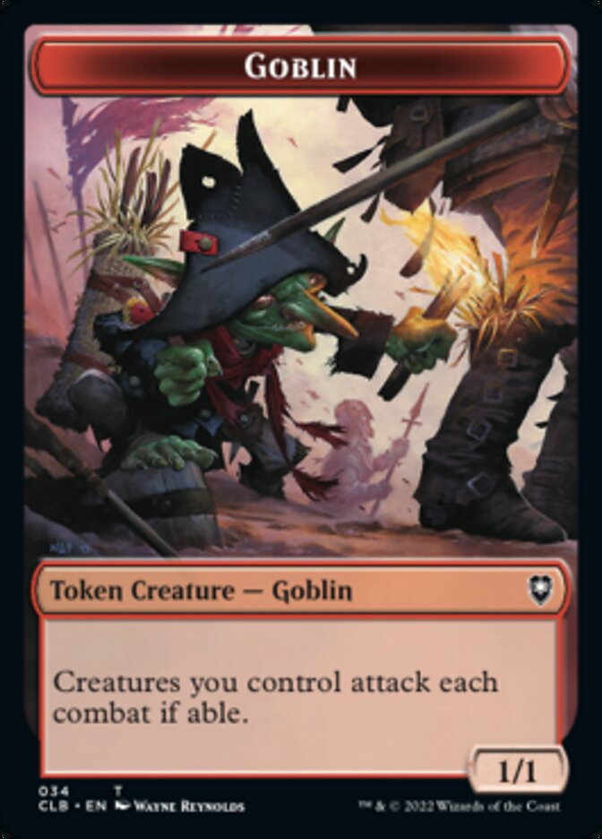 Pirate // Goblin Double-Sided Token [Commander Legends: Battle for Baldur's Gate Tokens] - Magic: The Gathering - Card Brawlers | Quebec | Canada |