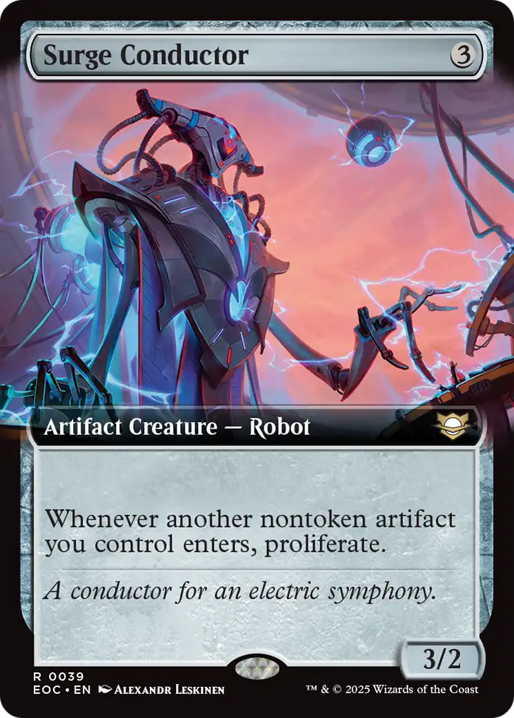 Surge Conductor (Extended Art) [Edge of Eternities Commander] - Magic: The Gathering - Card Brawlers | Quebec | Canada |