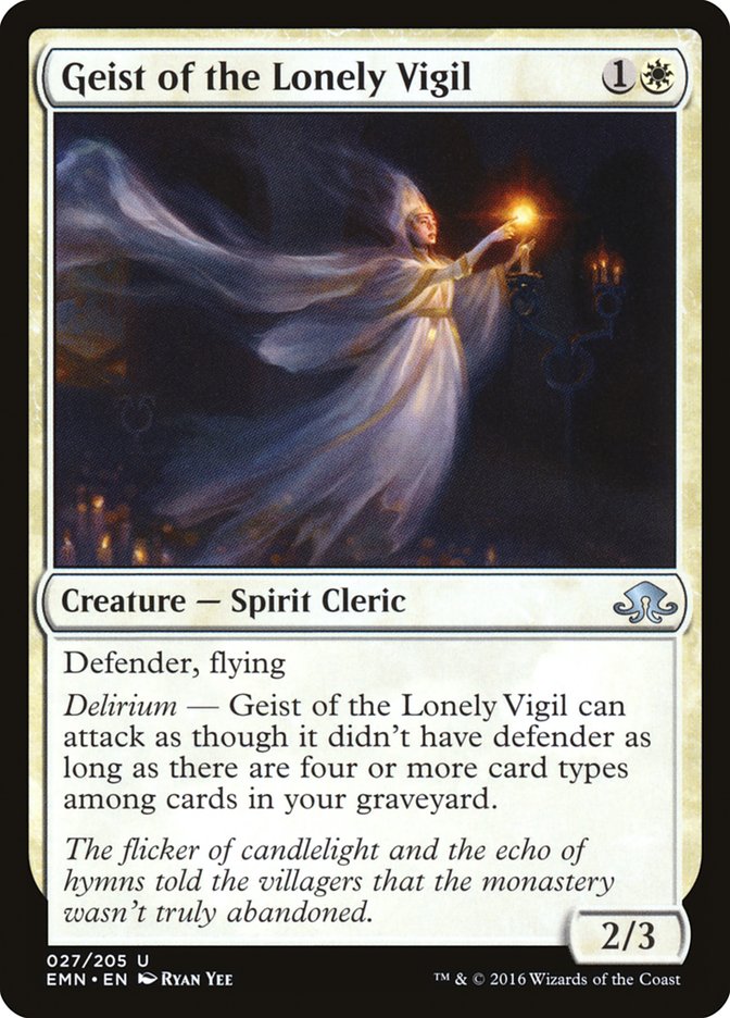Geist of the Lonely Vigil [Eldritch Moon] - Magic: The Gathering - Card Brawlers | Quebec | Canada |