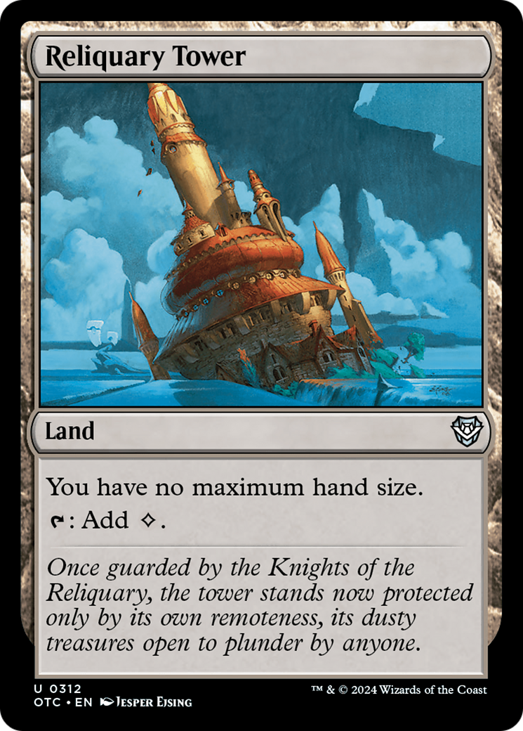 Reliquary Tower [Outlaws of Thunder Junction Commander] - Magic: The Gathering - Card Brawlers | Quebec | Canada |