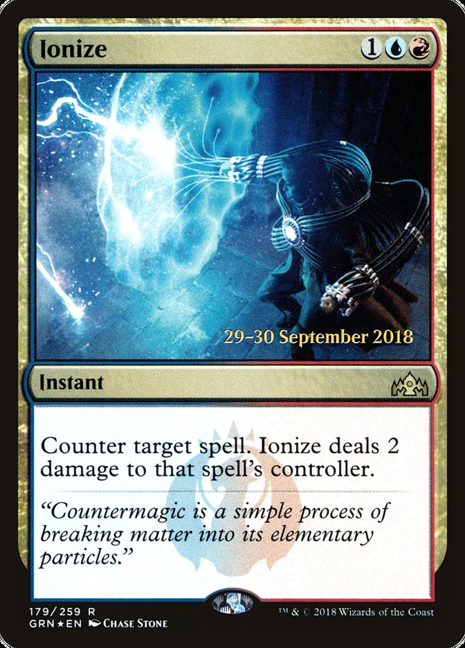 Ionize [Guilds of Ravnica Prerelease Promos] - Magic: The Gathering - Card Brawlers | Quebec | Canada |