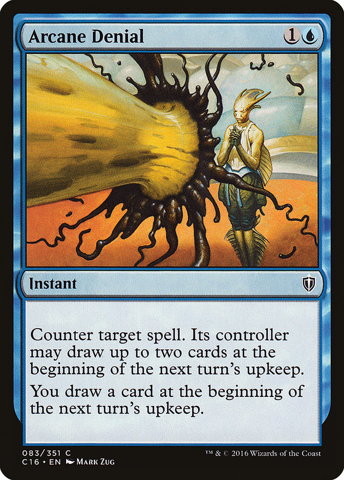 Arcane Denial [Commander 2016] - Magic: The Gathering - Card Brawlers | Quebec | Canada |