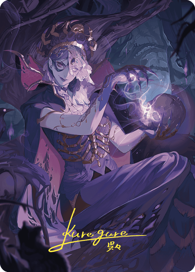 Necropotence Art Card (Gold-Stamped Signature) [Wilds of Eldraine Art Series] - Magic: The Gathering - Card Brawlers | Quebec | Canada |