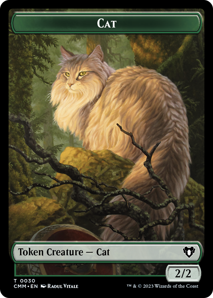 Cat Token (30) [Commander Masters Tokens] - Magic: The Gathering - Card Brawlers | Quebec | Canada |