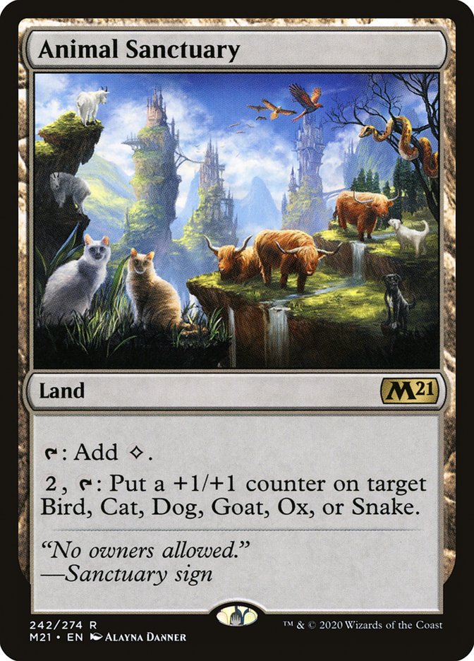 Animal Sanctuary [Core Set 2021] - Magic: The Gathering - Card Brawlers | Quebec | Canada |