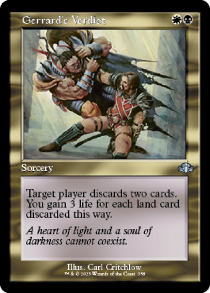 Gerrard's Verdict (Retro) [Dominaria Remastered] - Magic: The Gathering - Card Brawlers | Quebec | Canada |