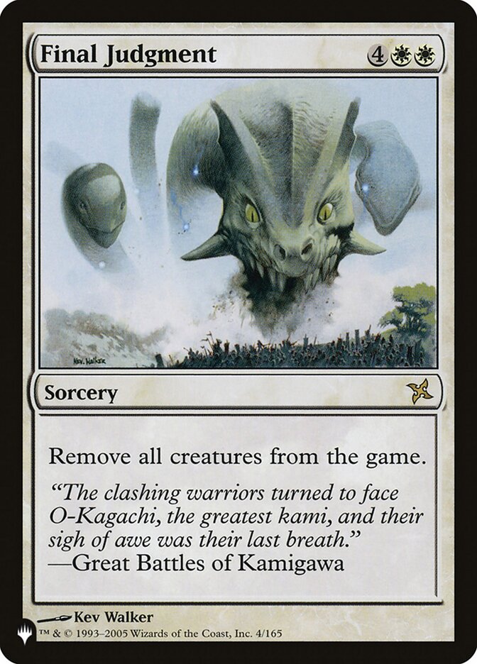 Final Judgment [The List] - Magic: The Gathering - Card Brawlers | Quebec | Canada |