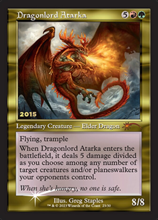 Dragonlord Atarka [30th Anniversary Promos] - Magic: The Gathering - Card Brawlers | Quebec | Canada |