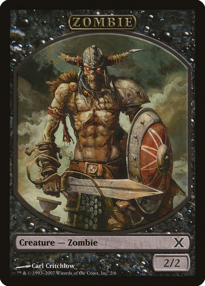 Zombie Token [Tenth Edition Tokens] - Magic: The Gathering - Card Brawlers | Quebec | Canada |