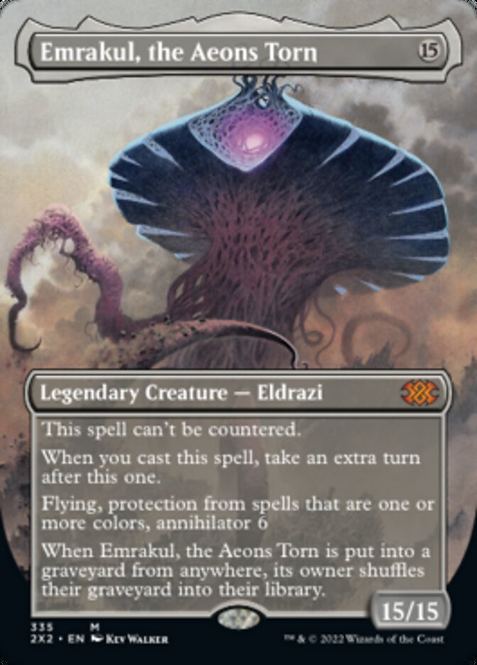 Emrakul, the Aeons Torn (Borderless Alternate Art) [Double Masters 2022] - Magic: The Gathering - Card Brawlers | Quebec | Canada |