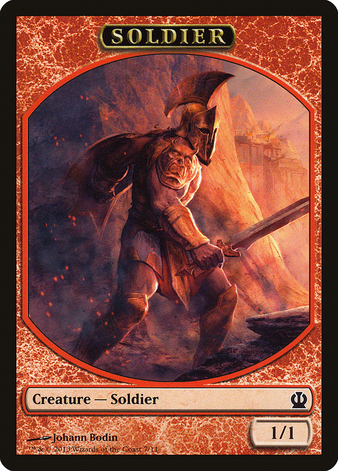Soldier Token (7/11) [Theros Tokens] - Magic: The Gathering - Card Brawlers | Quebec | Canada |