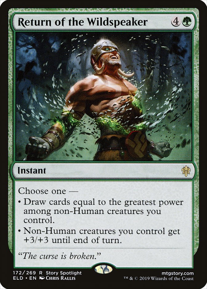 Return of the Wildspeaker [Throne of Eldraine] - Magic: The Gathering - Card Brawlers | Quebec | Canada |