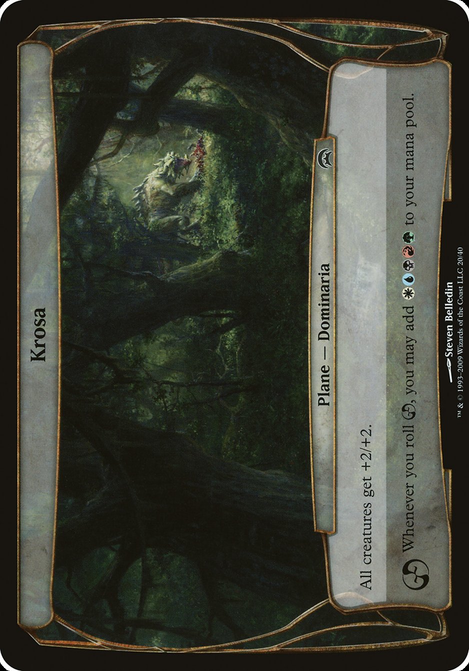 Krosa (Planes) [Planechase Planes] - Magic: The Gathering - Card Brawlers | Quebec | Canada |