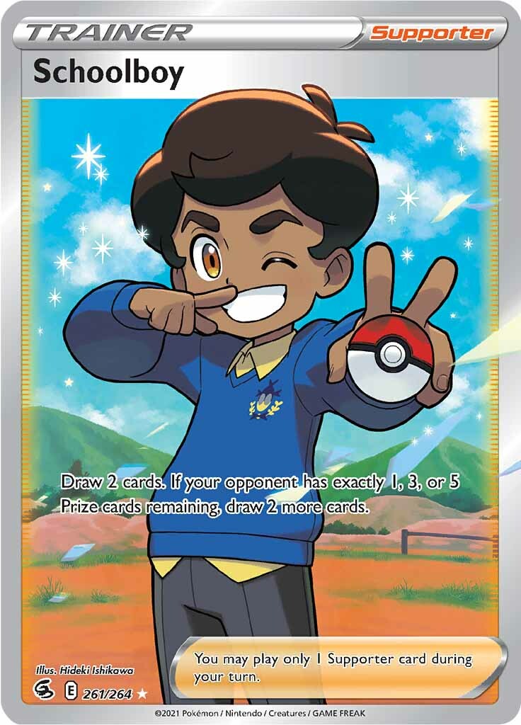 Schoolboy (261/264) [Sword & Shield: Fusion Strike] - Pokémon - Card Brawlers | Quebec | Canada |