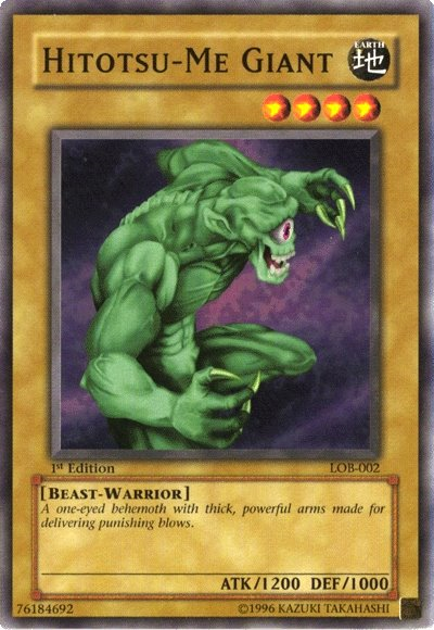 Hitotsu-Me Giant [LOB-002] Common - Yu-Gi-Oh! - Card Brawlers | Quebec | Canada |