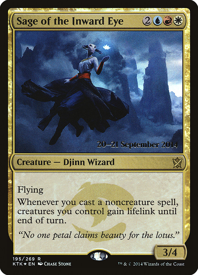 Sage of the Inward Eye [Khans of Tarkir Prerelease Promos] - Magic: The Gathering - Card Brawlers | Quebec | Canada |