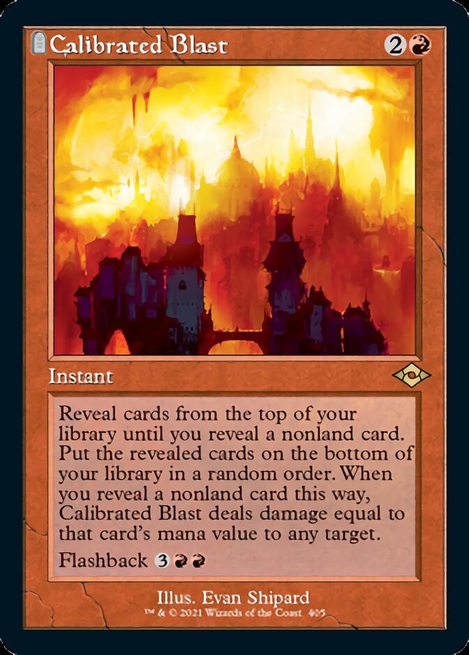 Calibrated Blast (Retro Foil Etched) [Modern Horizons 2] - Magic: The Gathering - Card Brawlers | Quebec | Canada |