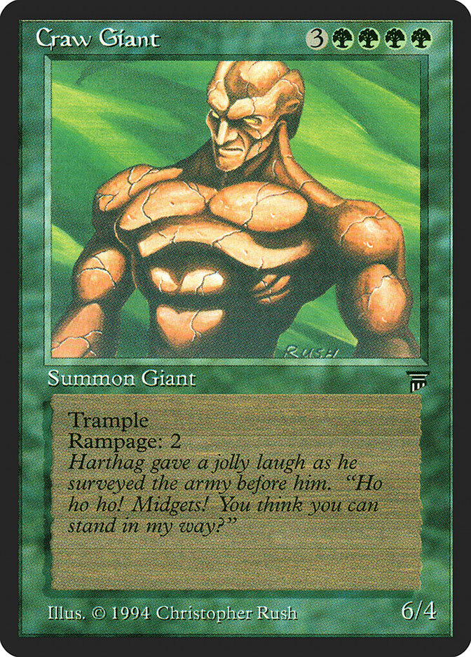 Craw Giant [Legends] - Magic: The Gathering - Card Brawlers | Quebec | Canada |