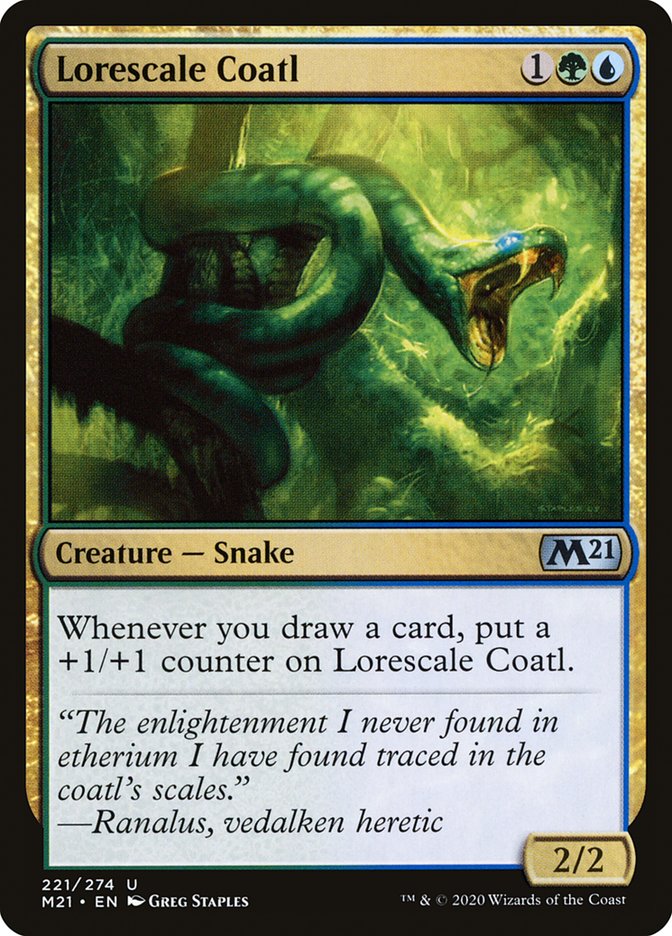 Lorescale Coatl [Core Set 2021] - Magic: The Gathering - Card Brawlers | Quebec | Canada |