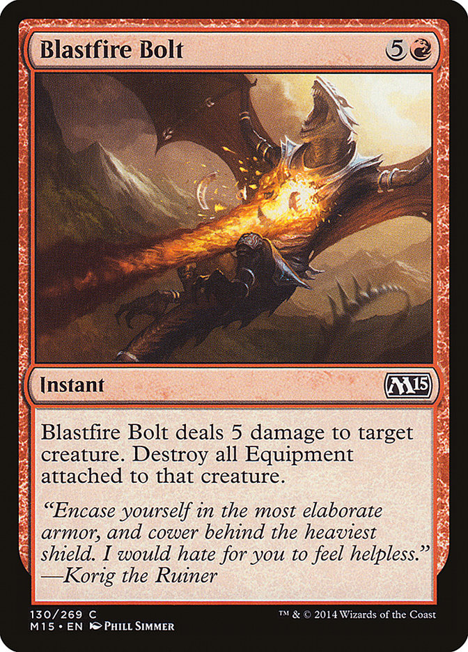 Blastfire Bolt [Magic 2015] - Magic: The Gathering - Card Brawlers | Quebec | Canada |