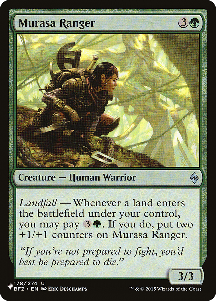 Murasa Ranger [The List] - Magic: The Gathering - Card Brawlers | Quebec | Canada |