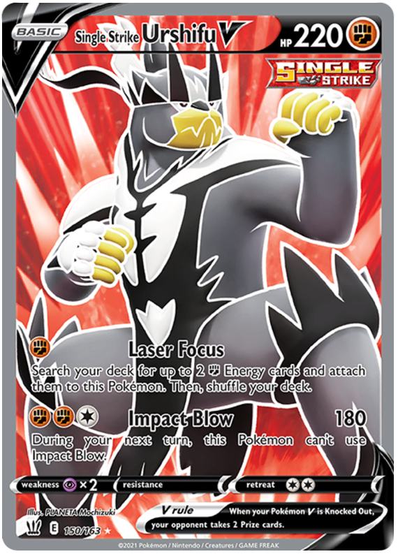 Single Strike Urshifu V (150/163) [Sword & Shield: Battle Styles] - Pokémon - Card Brawlers | Quebec | Canada |