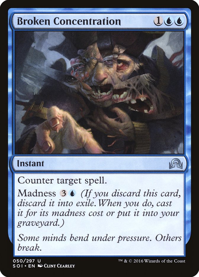 Broken Concentration [Shadows over Innistrad] - Magic: The Gathering - Card Brawlers | Quebec | Canada |