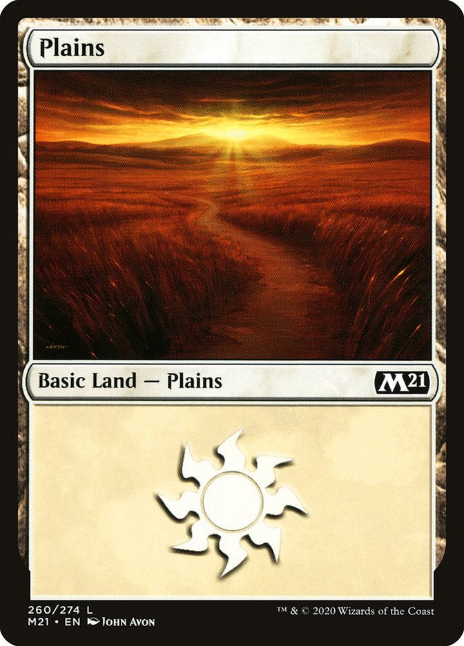 Plains (260) [Core Set 2021] - Magic: The Gathering - Card Brawlers | Quebec | Canada |