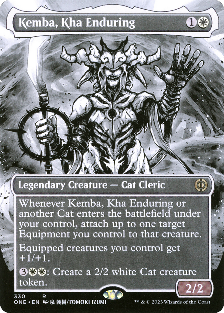 Kemba, Kha Enduring (Borderless Manga) [Phyrexia: All Will Be One] - Magic: The Gathering - Card Brawlers | Quebec | Canada |