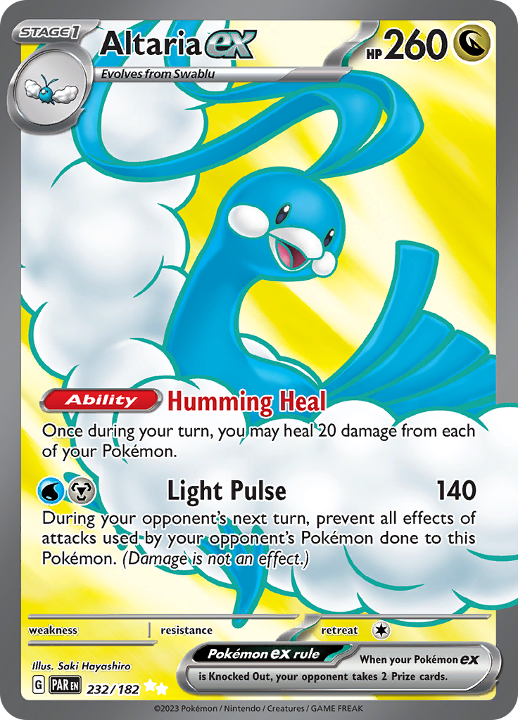 Altaria ex (232/182) [Scarlet & Violet: Paradox Rift] - Pokémon - Card Brawlers | Quebec | Canada |