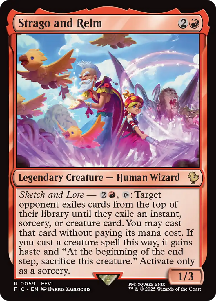 Strago and Relm [FINAL FANTASY Commander] - Magic: The Gathering - Card Brawlers | Quebec | Canada |